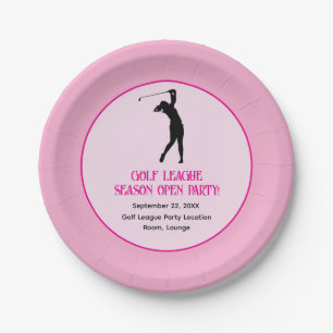 Spaß machen: Ladys Golf League Celebration Pappteller