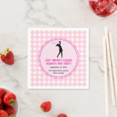 Spaß machen: Ladys Golf League Celebration Serviette (Beispiel)