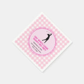 Spaß machen: Ladys Golf League Celebration Serviette (Ecke)