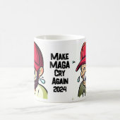 Spaß machen MAGA Cry wieder 2024 Kaffeetasse (Mittel)