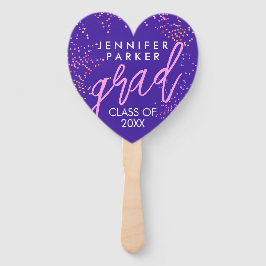 Spaß Mädchen Lila und rosa Graduate School Foto Fächer