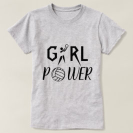 Spaß-Mädchen-Power GS-SpielerNetball T-Shirt