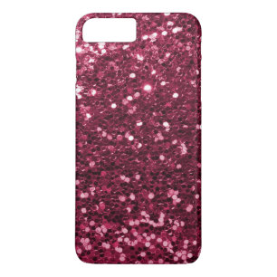 Spaß-magentaroter rosa Imitat-Glitzer-Schein-Druc Case-Mate iPhone Hülle