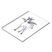 Spaß magisch Einhorn zeichnend Notizblock (Linke Seite)