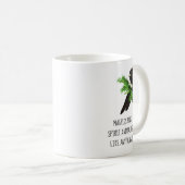 Spaß Magpie Zitat mein Geist Tier Funkelnd Kaffeetasse (VorderseiteRechts)