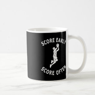 Spaß Männer Basketball Sprichwort Punktestand Kaffeetasse