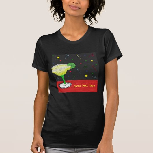 Spaß Margarita T-Shirt (Vorderseite)