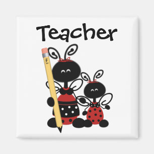 Spaß-Marienkäfer-Lehrer-Magnet Magnet