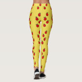 Spaß-Marienkäfer-Muster-Leggings Leggings (Rückseite)