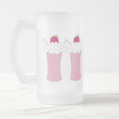 Spaß-mattierte Nerzerschütterungs-Tasse Mattglas Bierglas (Links)