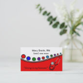 Spaß-medizinische Visitenkarten Visitenkarte (Stehend Vorderseite)