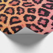 Spaß Mehrfarbiger Leoparddruck Geschenkpapier (Ecke)