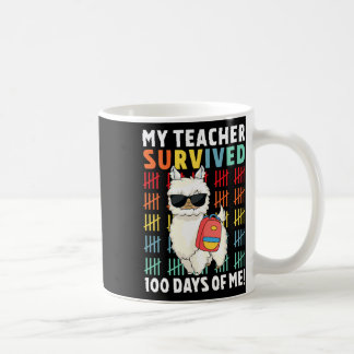 Spaß mein Lehrer überlebte 100 Tage von mir am 100 Kaffeetasse