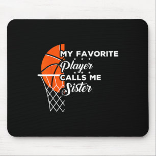 Spaß Mein Lieblings-Bysketbyll-Player ruft mich Sc Mousepad