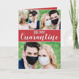 Spaß meine Quarantäne 2021 Valentine Zoll 3 Foto Feiertagskarte