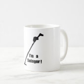 Spaß-Metallentdeckungs-/Schatz-Jagd-Tasse Kaffeetasse (VorderseiteRechts)