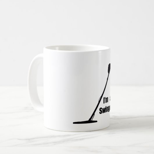 Spaß-Metallentdeckungs-/Schatz-Jagd-Tasse Kaffeetasse (Vorderseite Links)