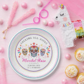 Spaß mexikanische Fiesta Calavera Sugar Skull Gebu Pappteller (Party)