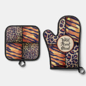 Spaß Mimi Geschenk! Oven Mitt und Pot Holder Ofenhandschuh & Topflappen-Set (Vorderseite)