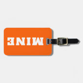 Spaß MINE Personalisiertes Gepäckanhänger (Vorderseite horizontal)