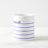 Spaß, Minimalistische Personalisiert Teacher-Tasse Kaffeetasse (Mittel)