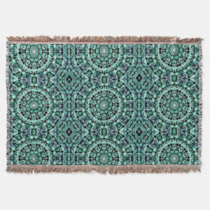 Spaß mit Aquamarin und schwarz Decke