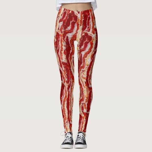 Spaß mit Bacon Leggings (Vorderseite)