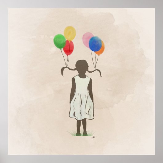 Spaß mit Ballons Poster (Vorne)