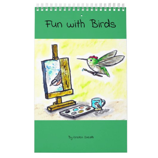 Spaß mit dem Vogelkalender Kalender (Titelbild)