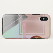 Spaß mit den Formen, metallisch, Gold, Rosengold, Case-Mate iPhone Hülle (Rückseite (Horizontal))