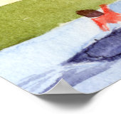 Spaß mit den Segeln Poster (Ecke)