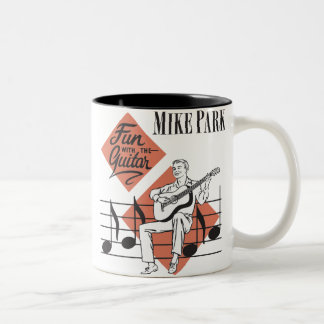 Spaß mit der Gitarren-Tasse Zweifarbige Tasse