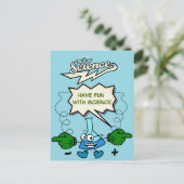 Spaß mit der Wissenschaft Postkarte (Stehend Vorderseite)