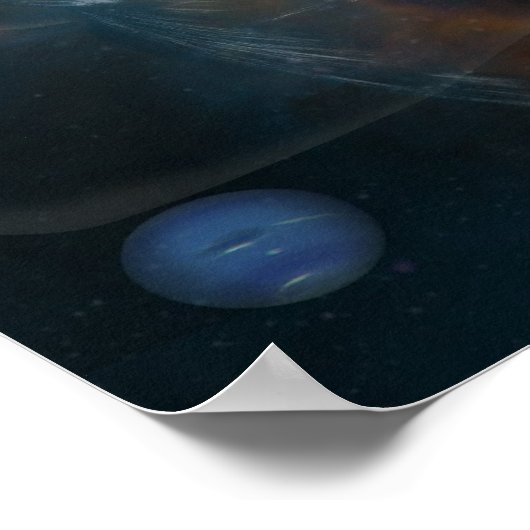 Spaß mit Fischen Poster (Ecke)