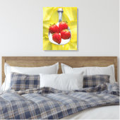 Spaß mit Gelb. Leinwanddruck (Insitu (Schlafzimmer))