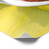 Spaß mit Gelb Poster (Ecke)