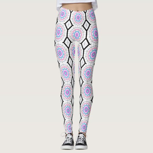 Spaß mit Kaleidoskopen Leggings (Vorderseite)