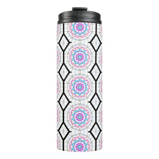 Spaß mit Kaleidoskopen Thermosbecher (Vorderseite)