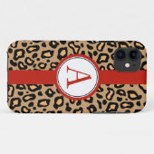 Spaß Mit Monogramm Leopard iPhone 5 Case-Mate Hülle (Rückseite (Horizontal))