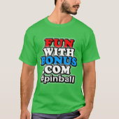Spaß mit Prämie - #pinball - man versah T - Shirt (Vorderseite)