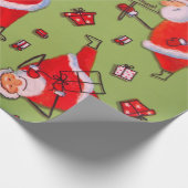 Spaß mit Santa Geschenkpapier (Ecke)