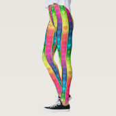 [Spaß mit Streifen] Muster #6b Regenbogenherden Leggings (Links)