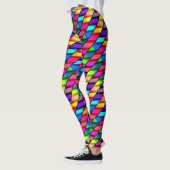 [Spaß mit Streifen] Muster #7b Rainbow Helix Leggings (Links)