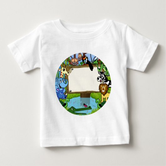 Spaß mit Tieren Baby T-shirt (Vorderseite)