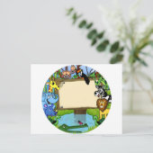 Spaß mit Tieren Postkarte (Stehend Vorderseite)