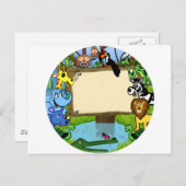 Spaß mit Tieren Postkarte (Vorne/Hinten)