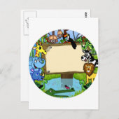 Spaß mit Tieren Postkarte (Vorne/Hinten)