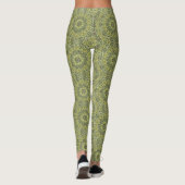 Spaß mit Zitronengrün Leggings (Rückseite)