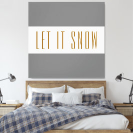 Spaß Moderne, grau-helle, weiße Streifen lassen es Leinwanddruck