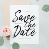 Spaß Moderne handgeschriebene Hochzeit retten das  Einladung